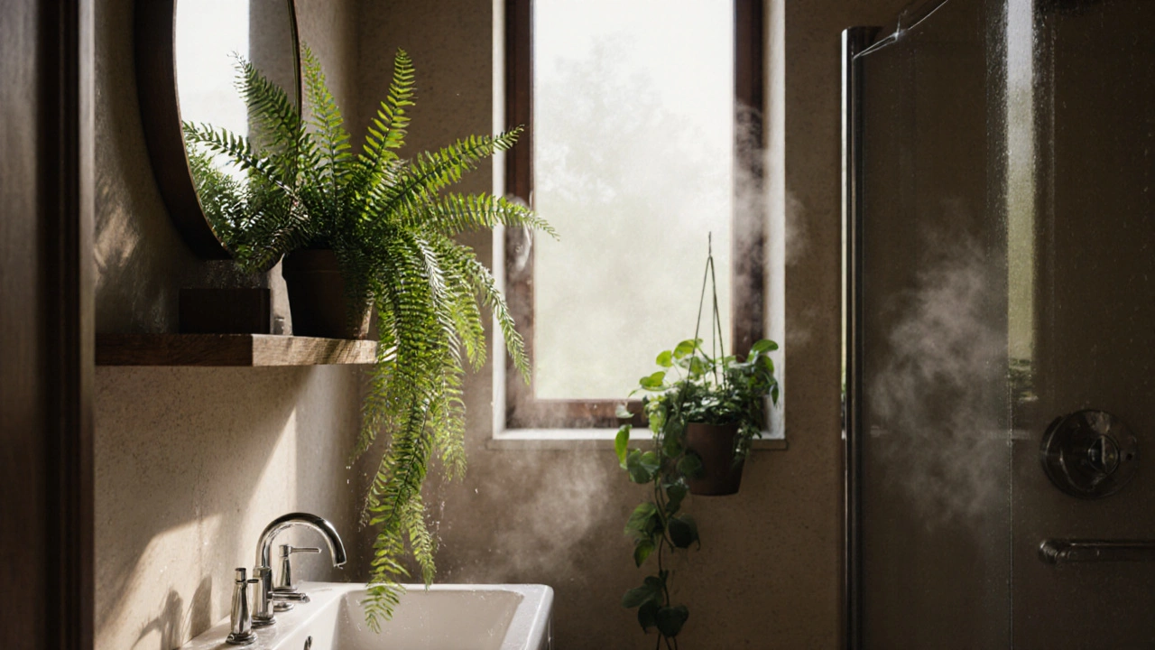 Les meilleures plantes pour salle de bain qui adorent l'humidité