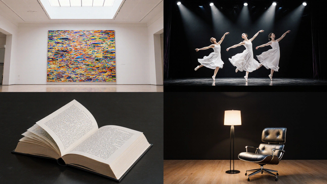 Les quatre types d'art : guide complet et exemples modernes