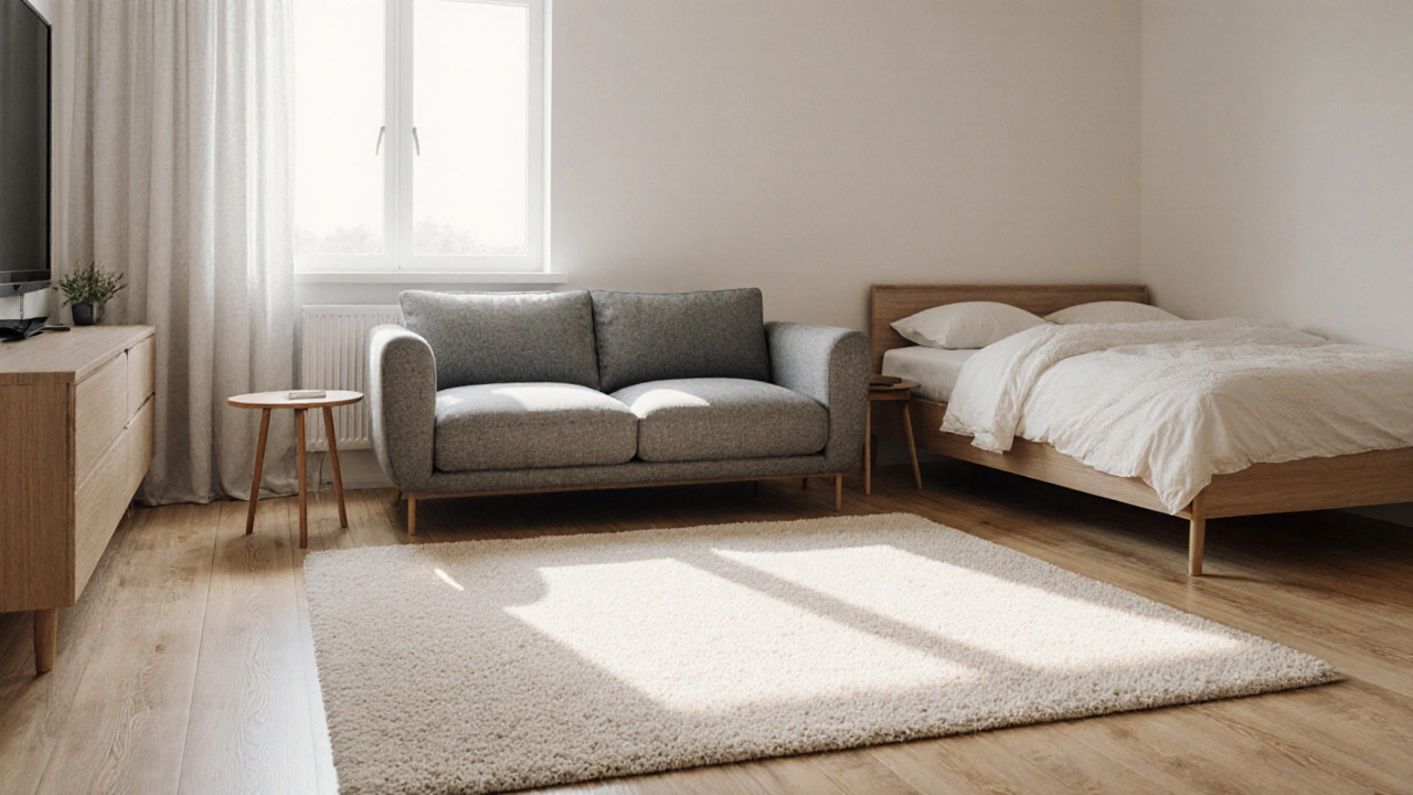 Tapis pour petit espace : comment bien choisir la taille et la forme pour une délimitation douce et efficace