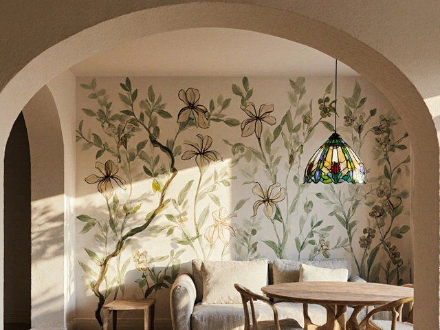 Style Art nouveau : comment intégrer les courbes organiques et motifs naturels dans votre intérieur