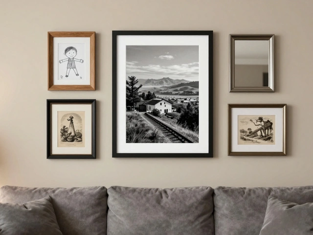 Galerie murale de salon : comment créer un point focal percutant et durable