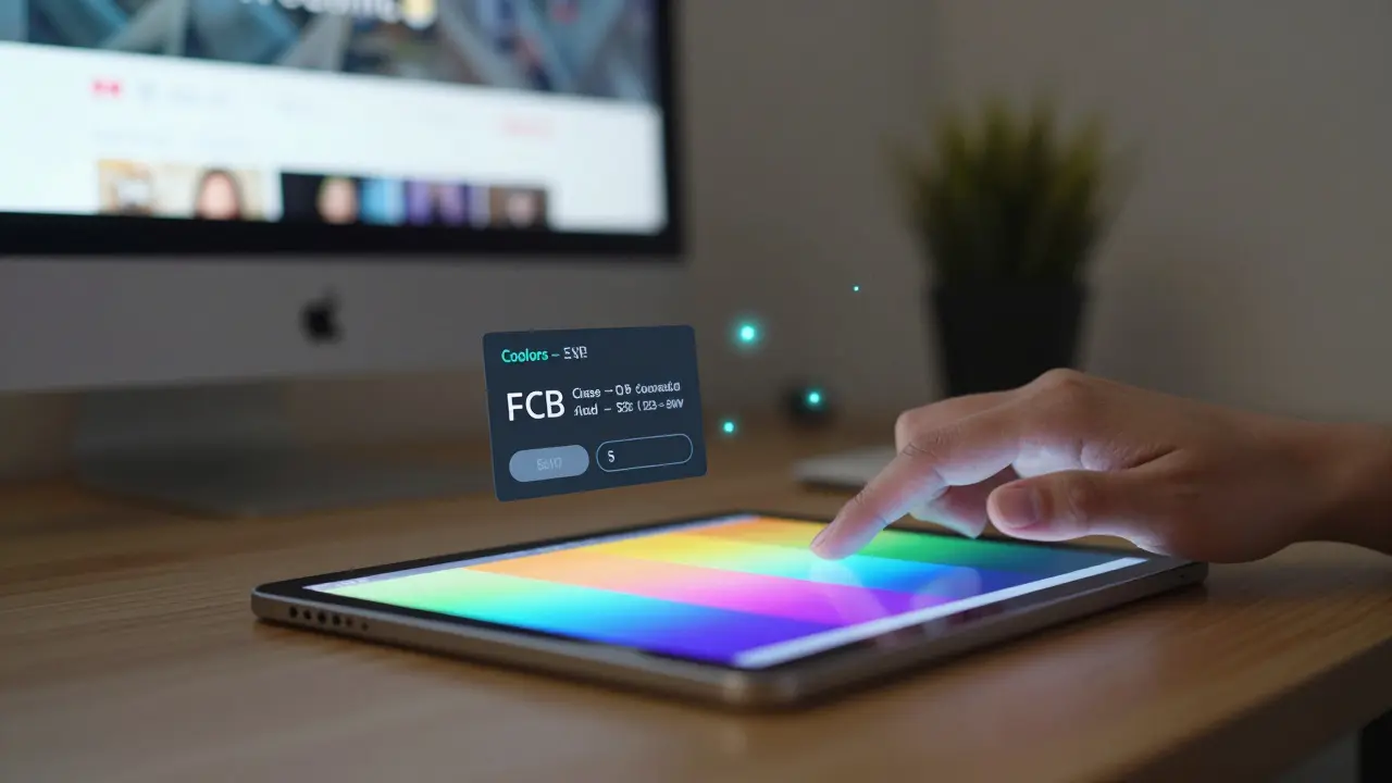 Meilleures apps pour créer et exporter des palettes de couleurs en 2026