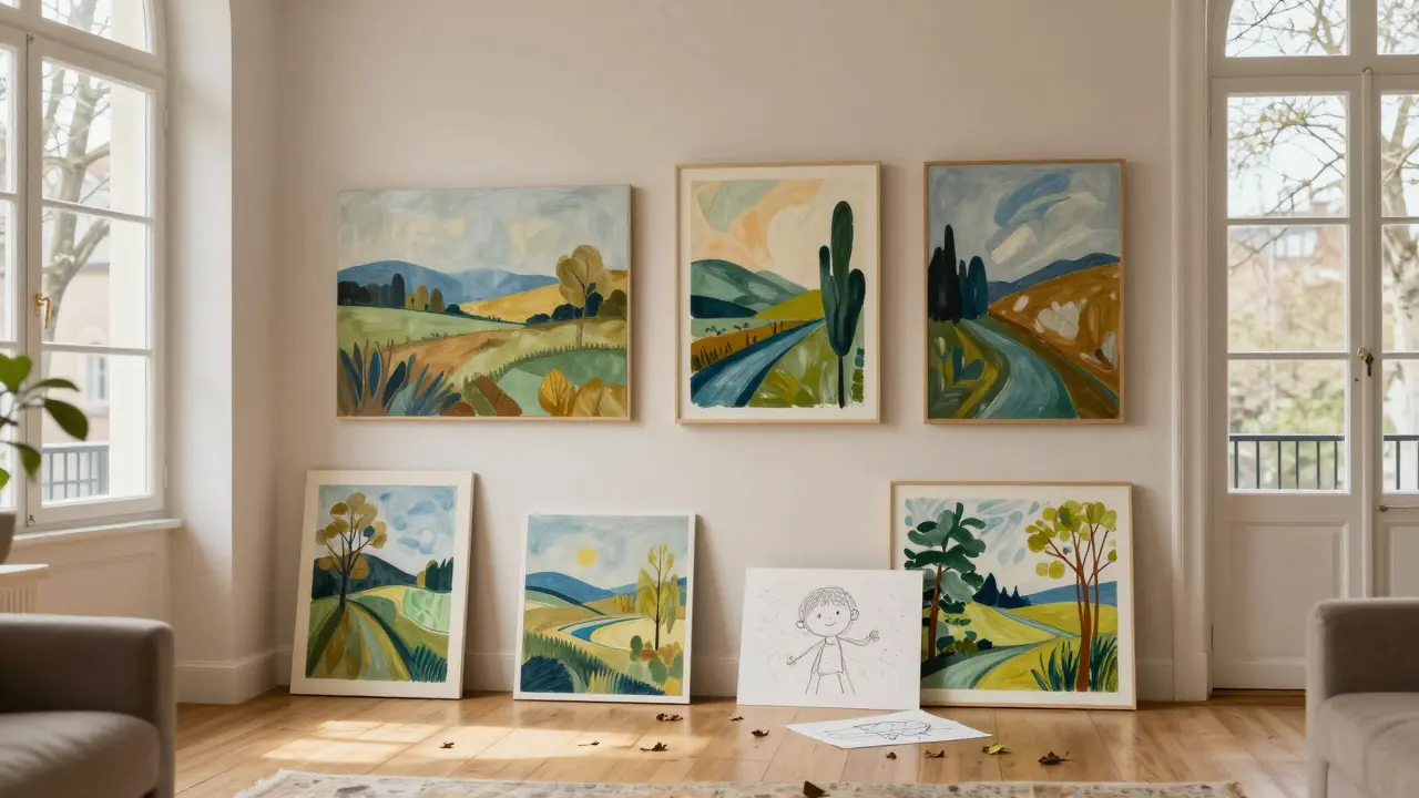 Rotation des cadres murals : renouveler facilement votre galerie d'art