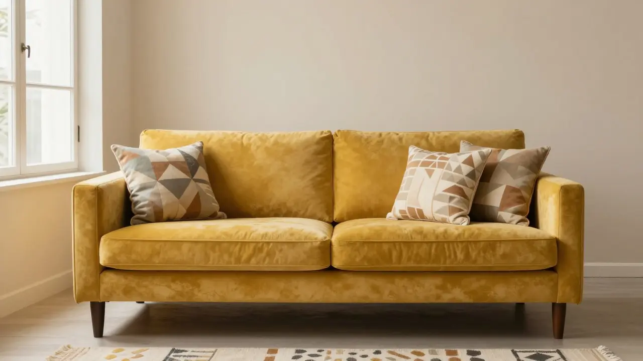 Style rétro années 70 : couleurs chaudes, velours et motifs graphiques pour une décoration réussie