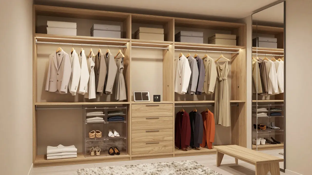 Dressing : Organisation, Optimisation et Style Décoratif pour une Chambre Élégante et Fonctionnelle