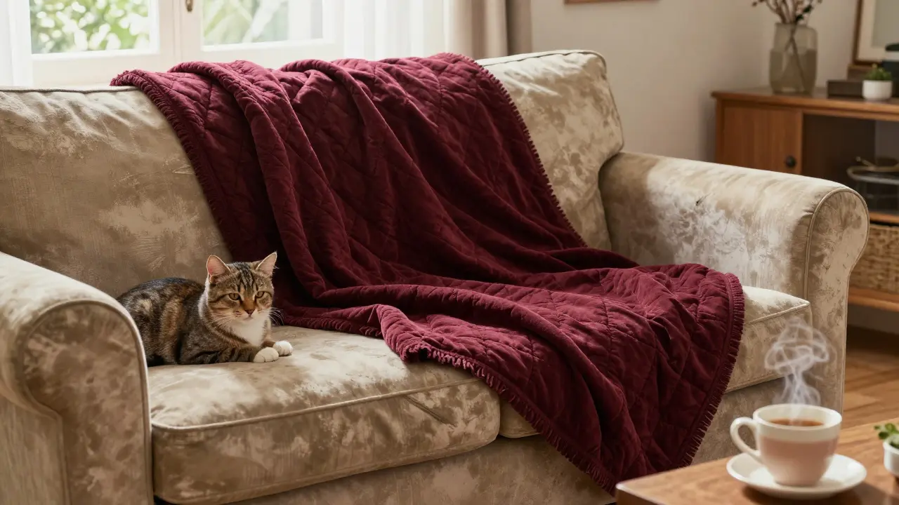 Jeté de canapé : comment allier confort et style textile dans votre salon