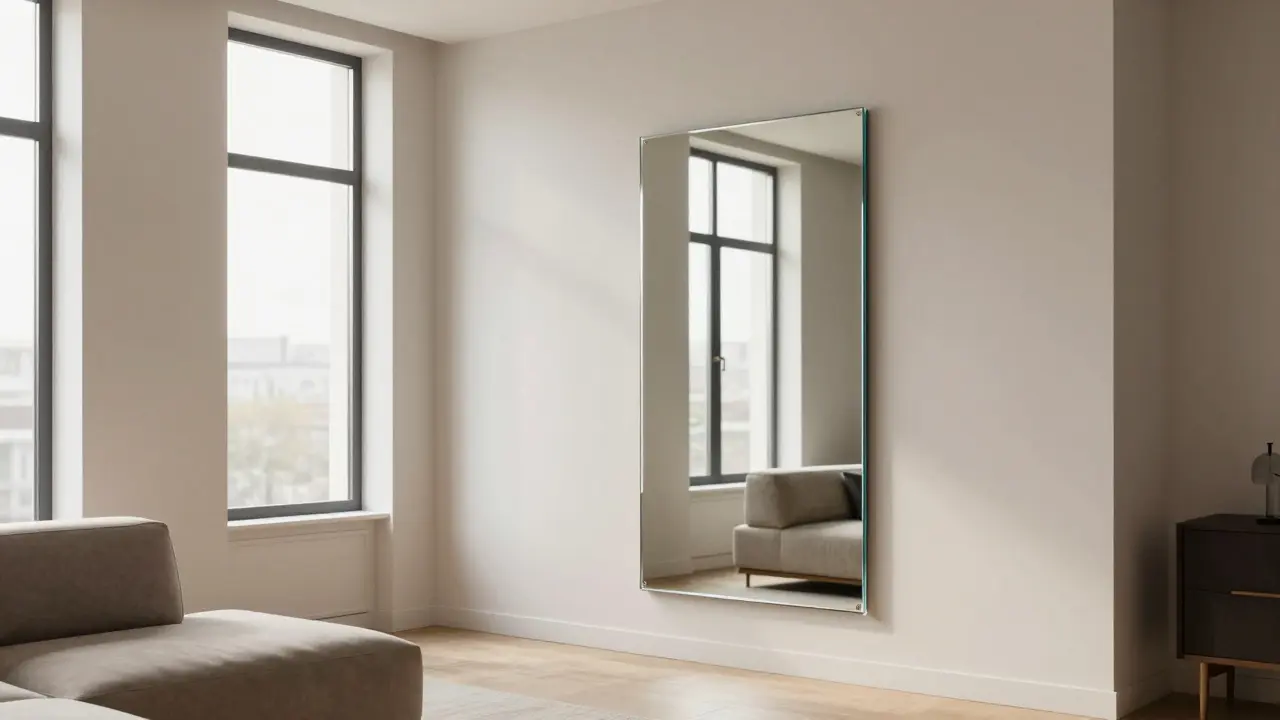 Miroirs adhésifs : la décoration légère sans perçage qui transforme vos pièces