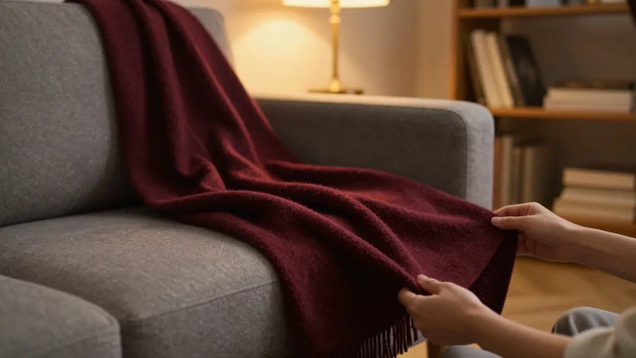 Plaids et jetés de canapé : comment choisir selon chaleur et texture