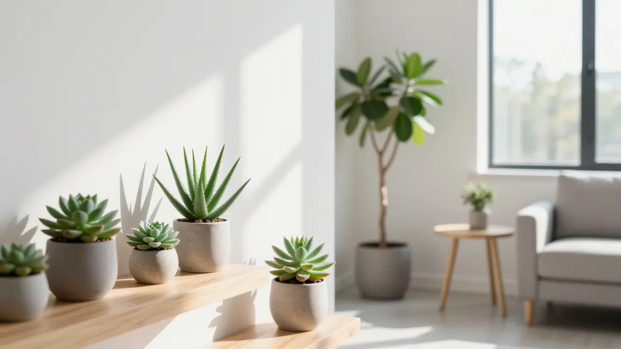 Plantes succulentes : guide complet pour un intérieur minimaliste et sans tracas