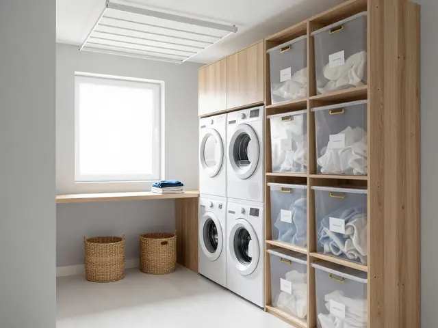 Buanderie déco : optimiser rangement et circulation dans l'espace utilitaire