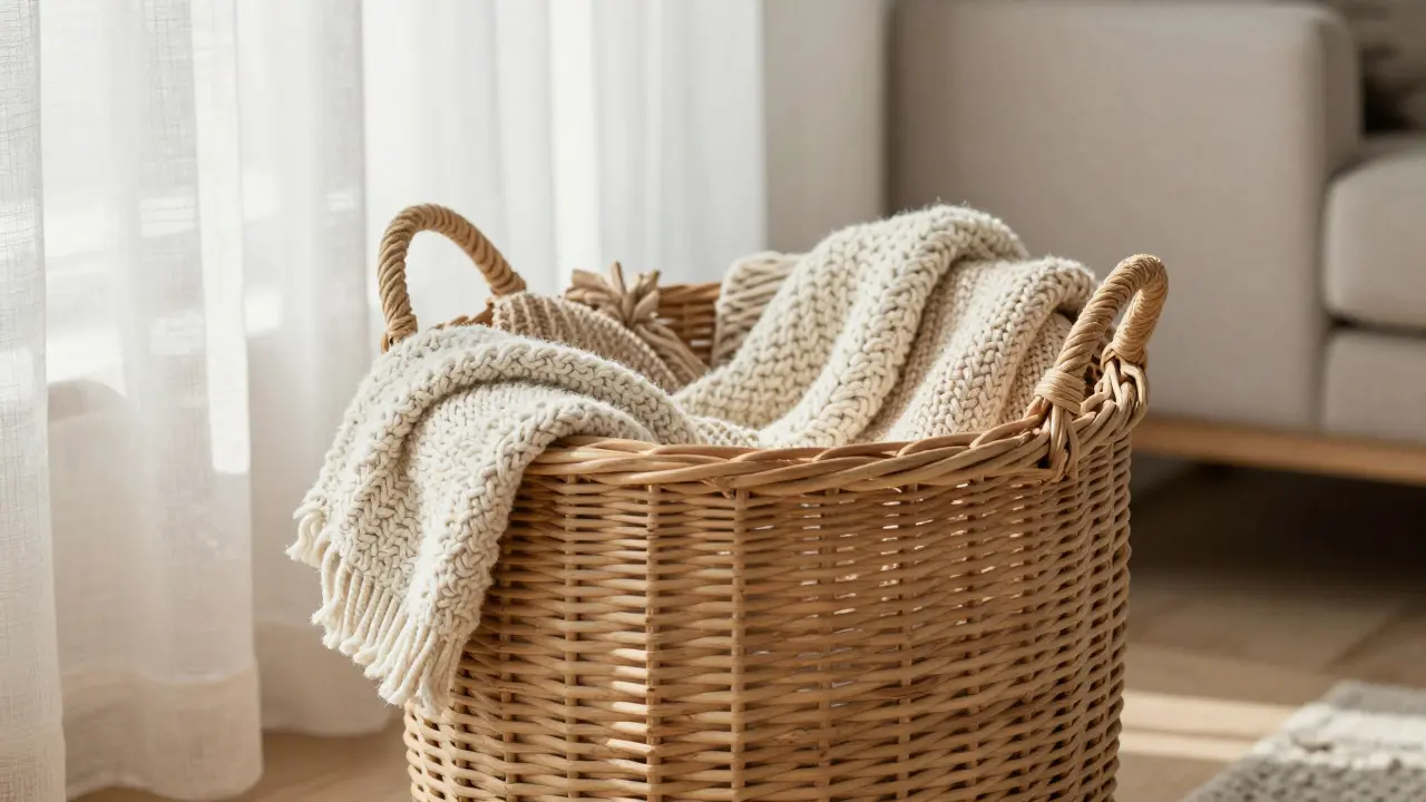 Paniers de rangement déco : allier organisation et style chez soi