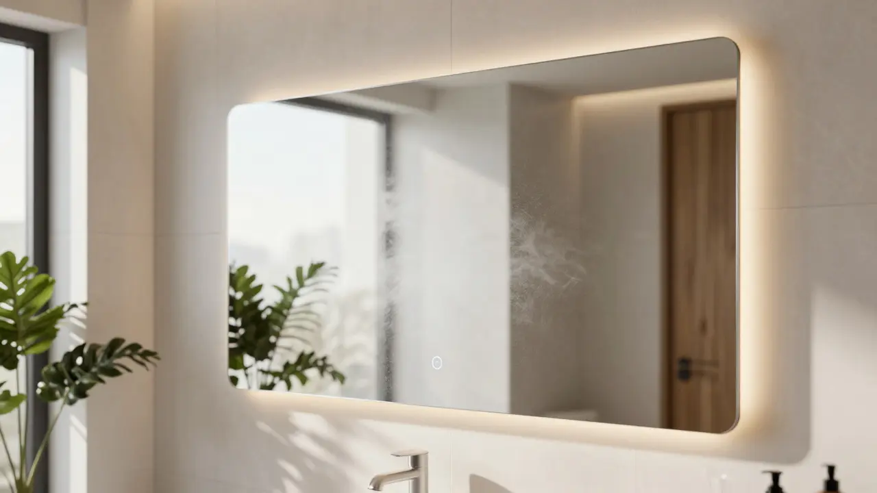 Miroirs intelligents : guide complet anti-buée et connectés
