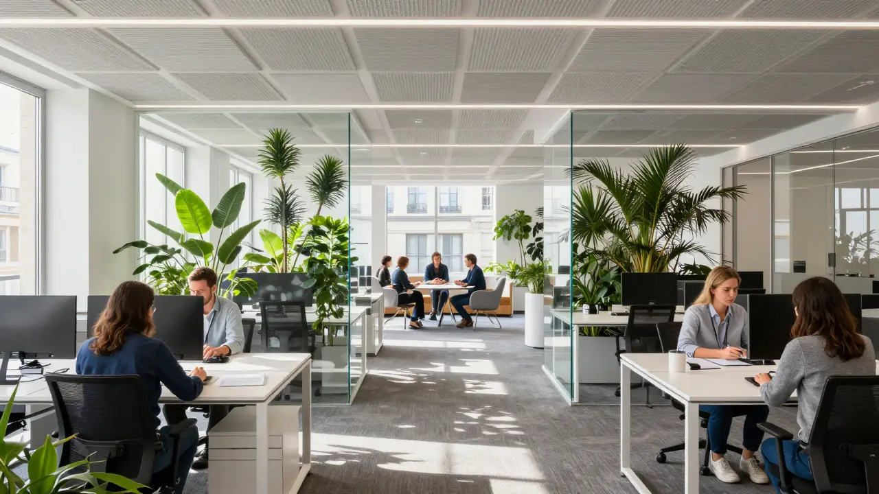 Délimiter les zones d’un open space : méthodes efficaces et normes