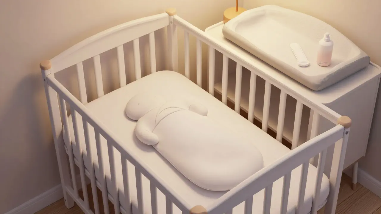Lit bébé sécurisé sans objets superflus pour un sommeil paisible