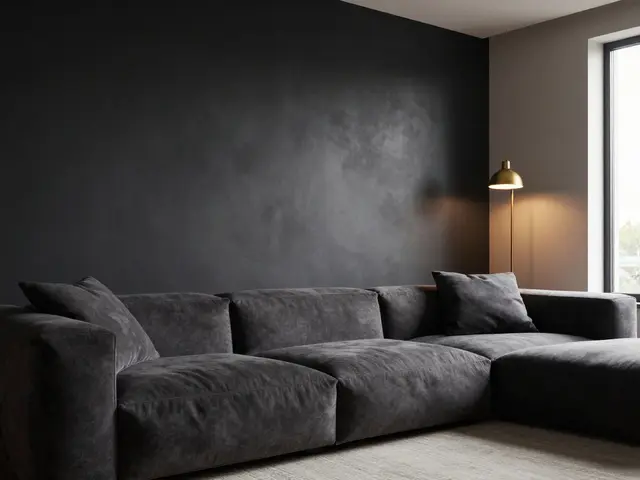 Couleurs sombres en déco : noir, gris profond et dramatisation maîtrisée