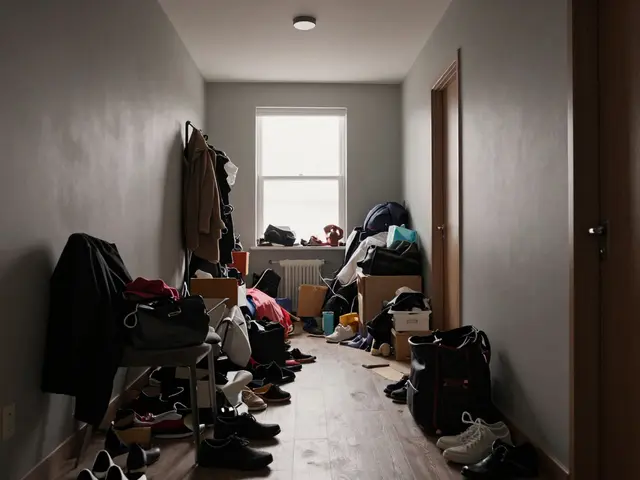 Entrée accueillante : optimiser circulation et rangements