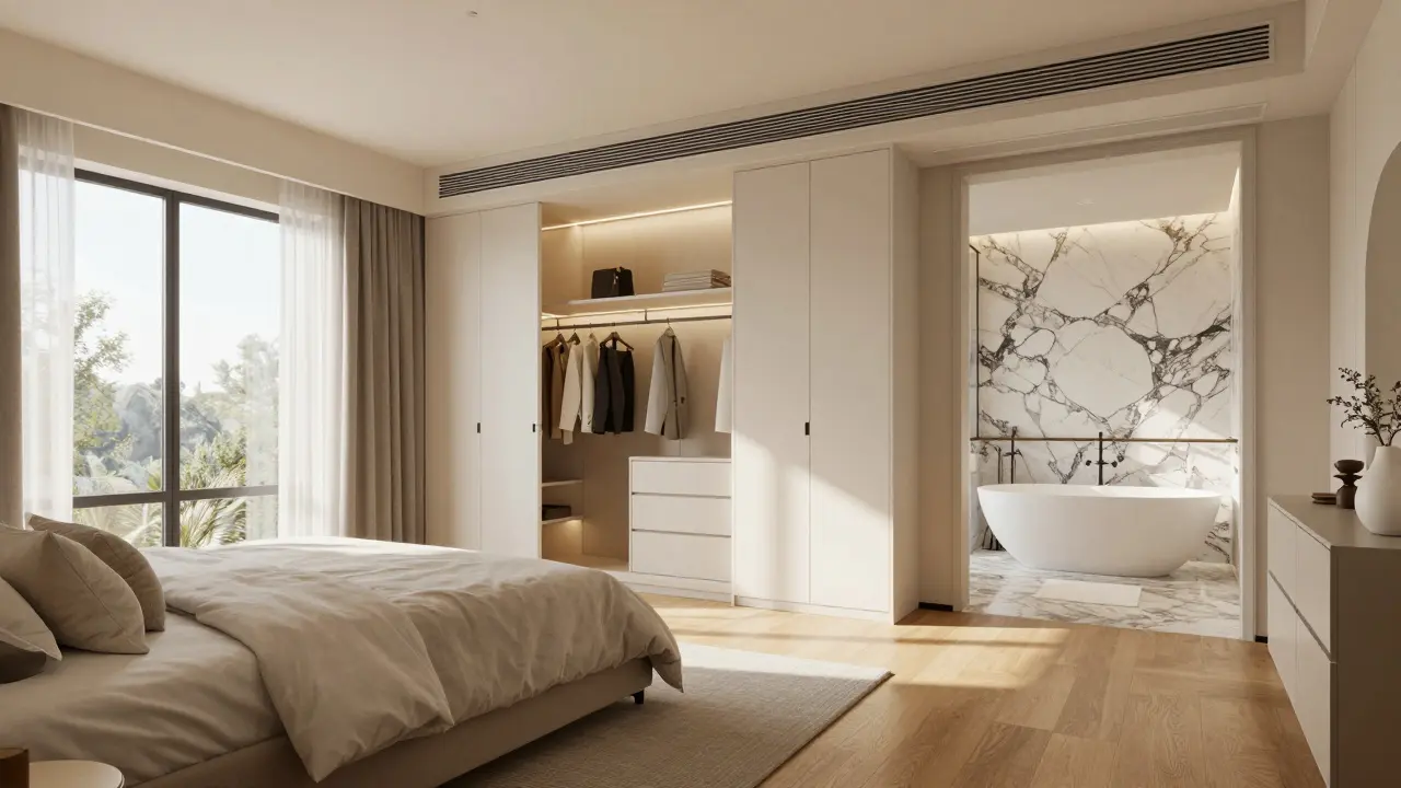 Créer une suite parentale avec dressing et salle d’eau : guide complet