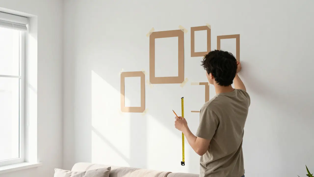 Galerie murale : comment composer une accroche équilibrée et harmonieuse