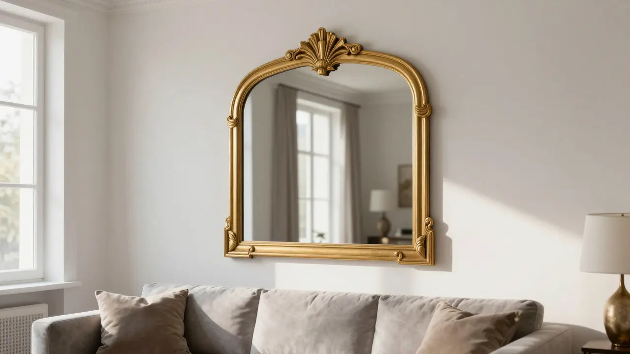 Miroir doré : comment installer luxe, chaleur et éclat sur vos murs en 2026