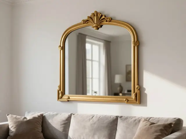 Miroir doré : comment installer luxe, chaleur et éclat sur vos murs en 2026