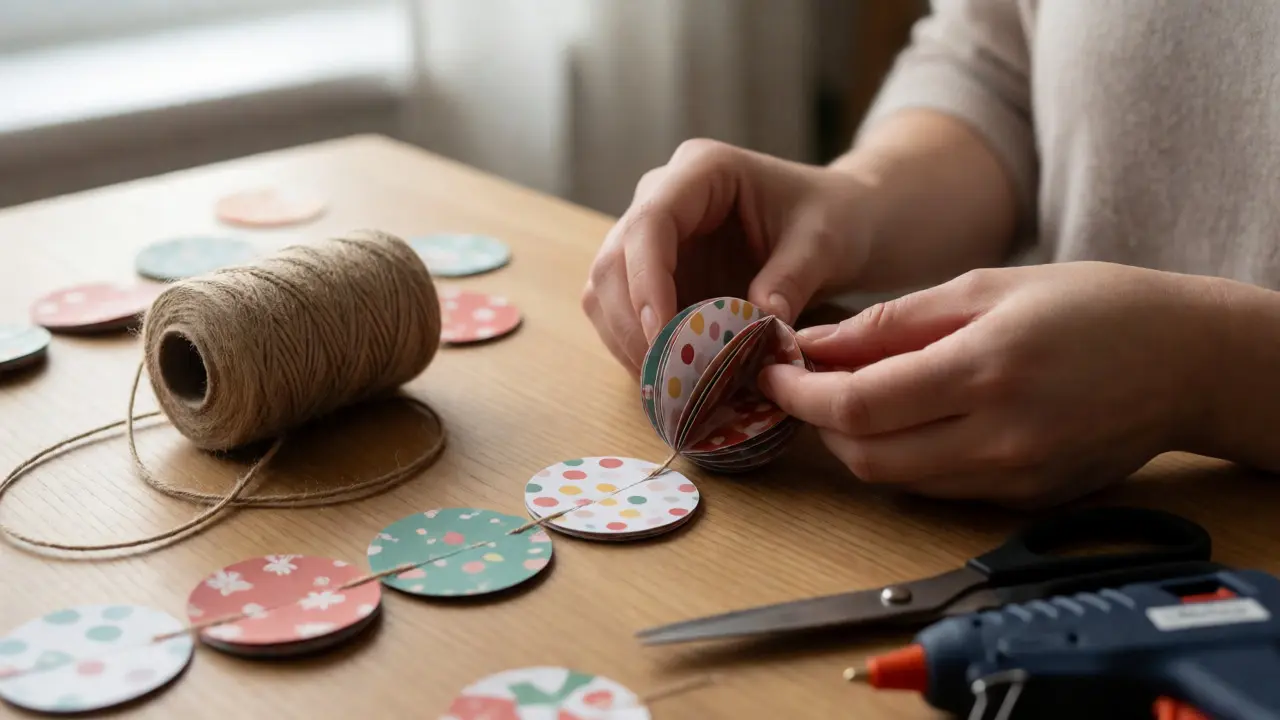 Guirlande DIY : fabriquer une suspension décorative facile