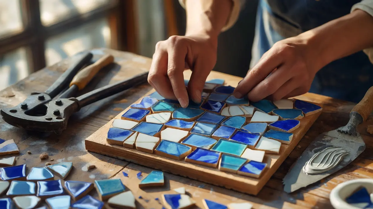 Mosaïque DIY : créer un objet décoratif durable et résistant