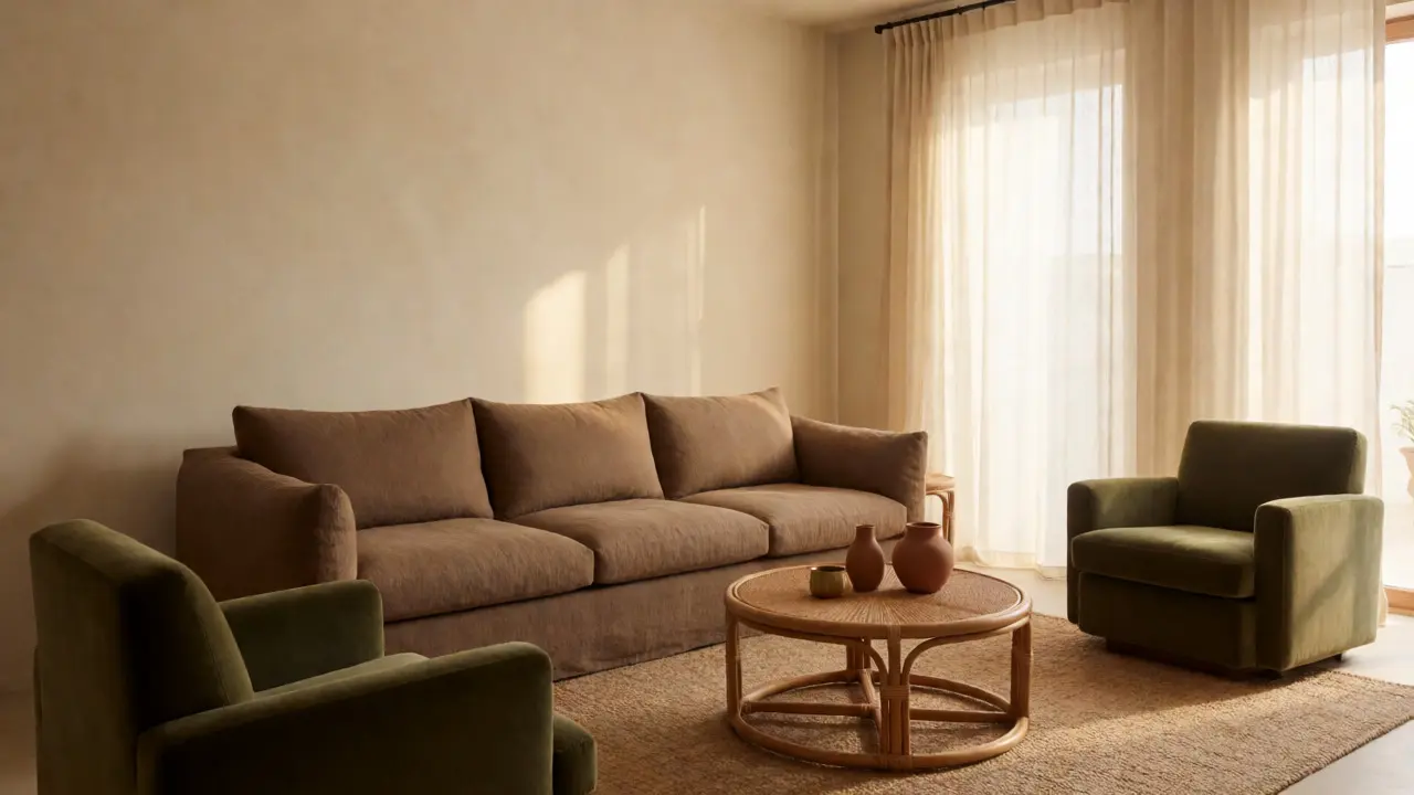 Tendances couleurs 2025 : Le beige moka et les tons terre s'imposent