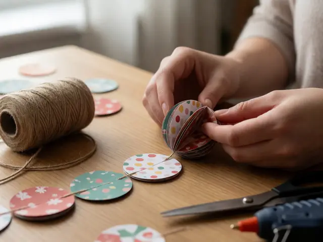 Guirlande DIY : fabriquer une suspension décorative facile