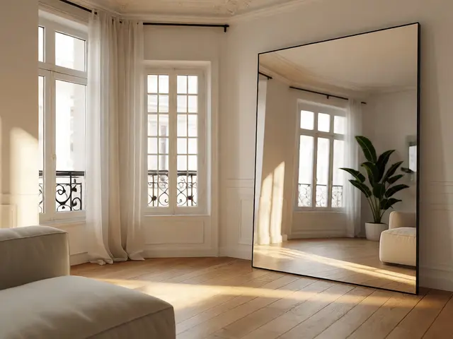 Miroirs pour agrandir : l’astuce classique en décoration