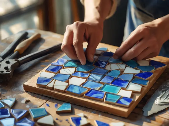 Mosaïque DIY : créer un objet décoratif durable et résistant