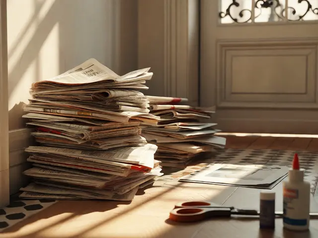 Papier journal et magazines : idées créatives gratuites pour une déco zéro déchet