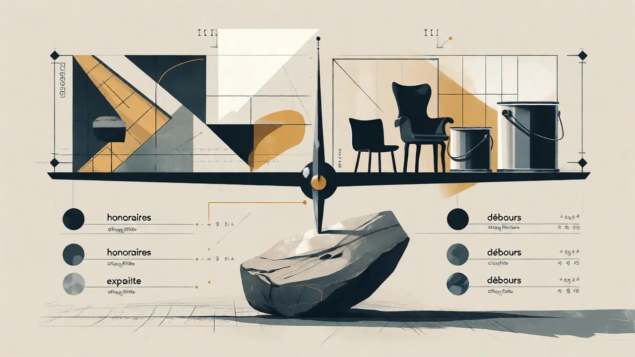 Illustration conceptuelle de la décomposition des coûts