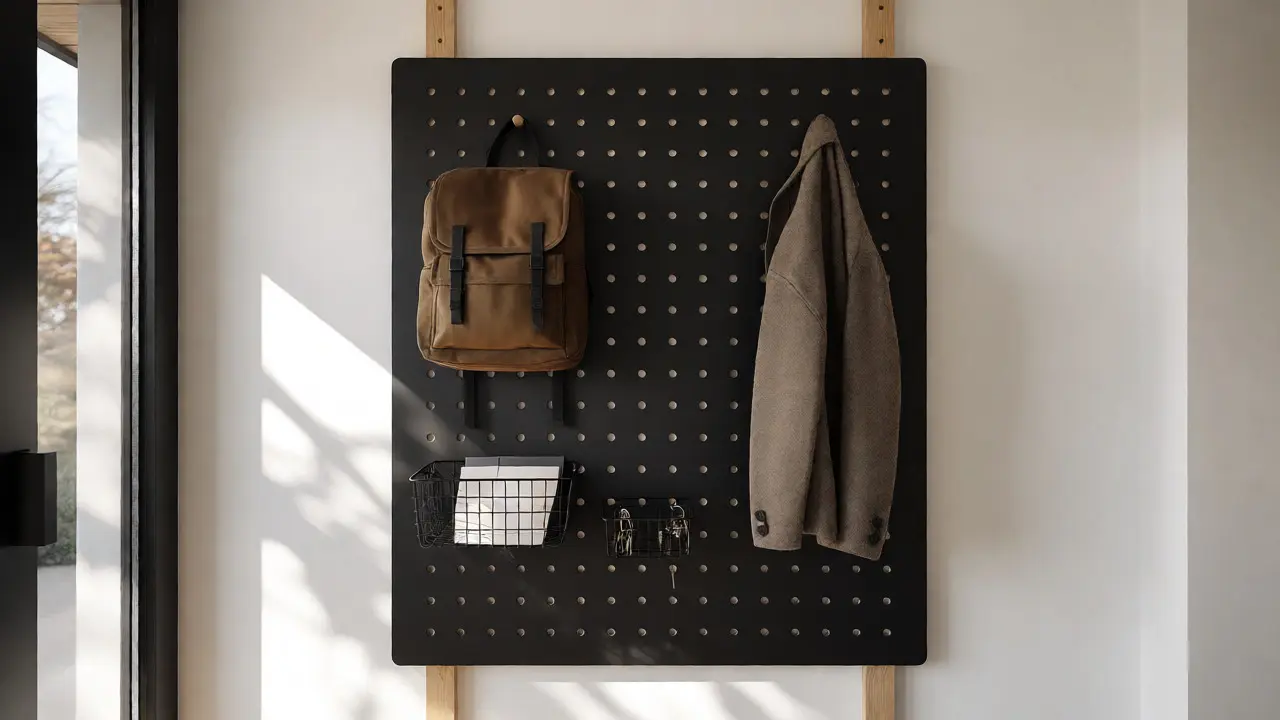 Pegboard mural : guide complet pour une déco modulable et pratique